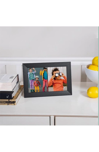 Aura Carver Digital Photo Frame In Black Tones