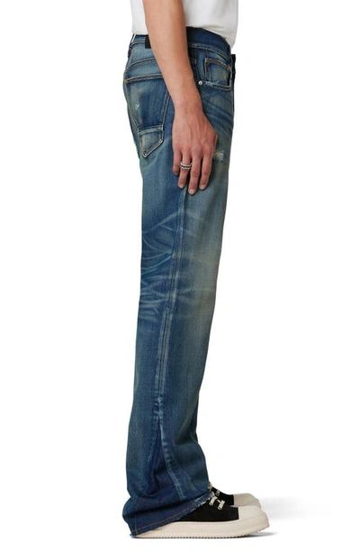 Shop Hudson Walker Ripped Kick Flare Bootcut Jeans In Dest Generation