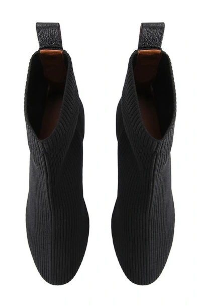 Shop Kurt Geiger Elmer Knit Bootie In Black