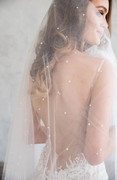 Shop Brides And Hairpins Blanche Double Layer Veil In Ivory