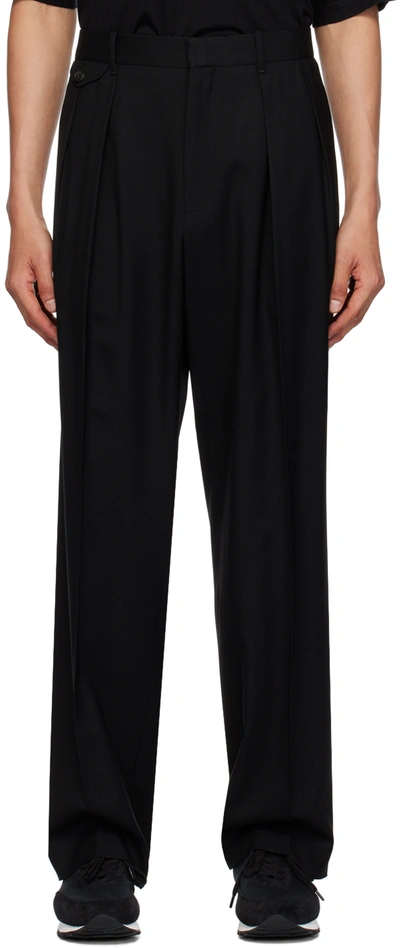 Shop The Row Black Marcello Trousers