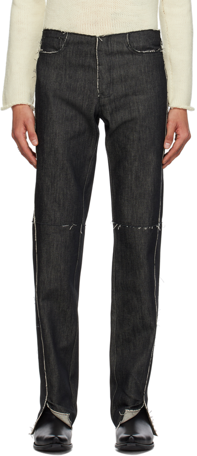 Shop Gabriela Coll Garments Black No.155 Jeans In 59 - Black Denim