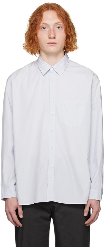 Shop Pottery Blue Comfort Shirt In Ss Soft Sax