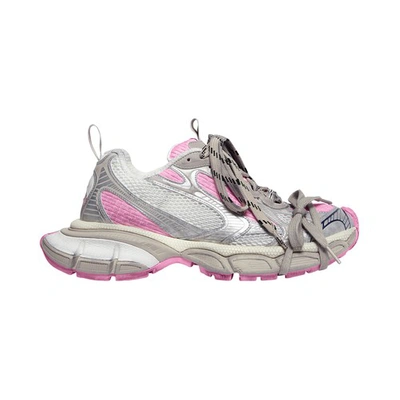 Shop Balenciaga 3xl Sneakers In White_grey_pink