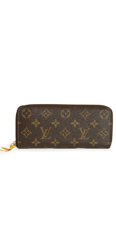 Shopbop Archive Louis Vuitton Clemence Wallet In Brown