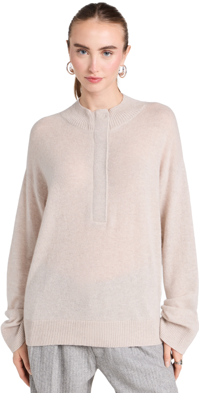 Shop Le Kasha Croatia Cashmere Sweater Light Beige