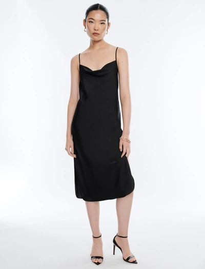 Shop Bcbgmaxazria Aurelia Slip Dress In Black