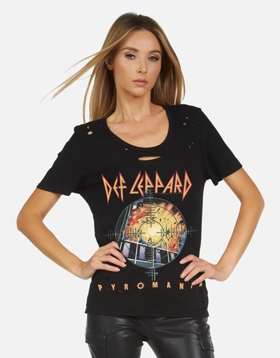 Lauren Moshi X Myra X Def Leppard Pyromania In Black