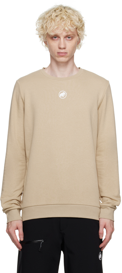 Shop Mammut Beige Core ml Sweatshirt In 7517 Savannah