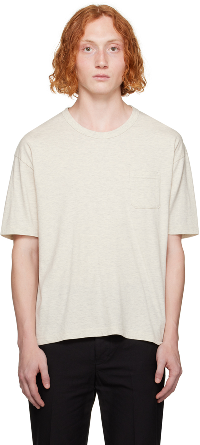 Shop Visvim Off-white Ultimate Jumbo T-shirt In Grey