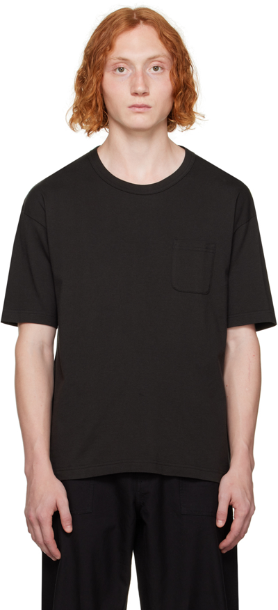 Shop Visvim Black Ultimate Jumbo T-shirt