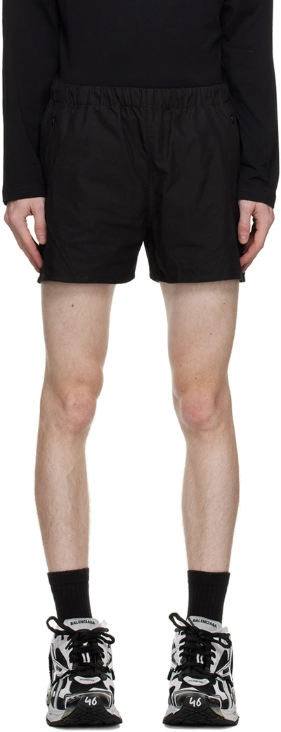 Shop Entire Studios Black House Shorts In Pollution