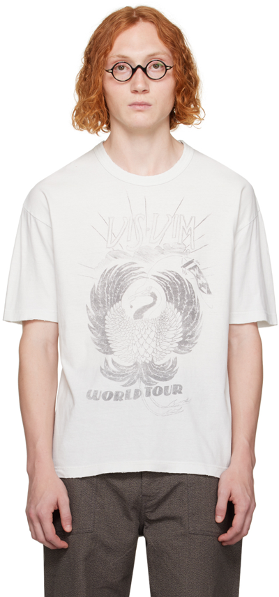 Shop Visvim White Crash World Tour Jumbo T-shirt In Off White