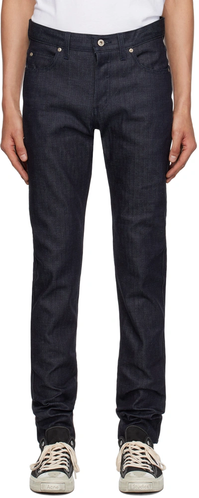 Shop Naked And Famous Indigo Super Guy Jeans