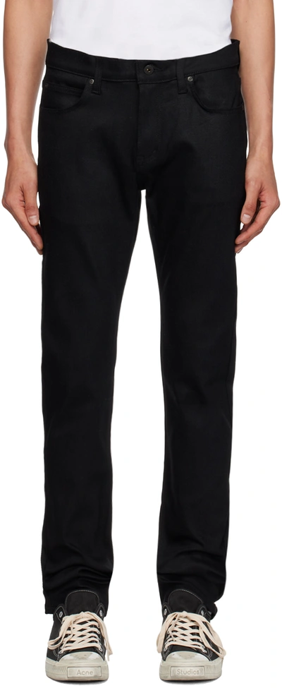 Shop Naked And Famous Black Super Guy Jeans