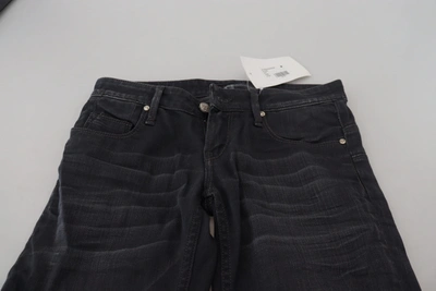 Shop Acht Black Washed Low Waist Slim Fit Cotton Denim Women's Jeans