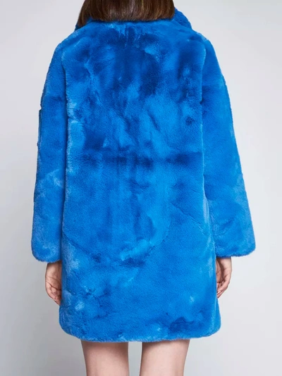 Shop Apparis Blue Polyester Jackets &amp; Women's Coat