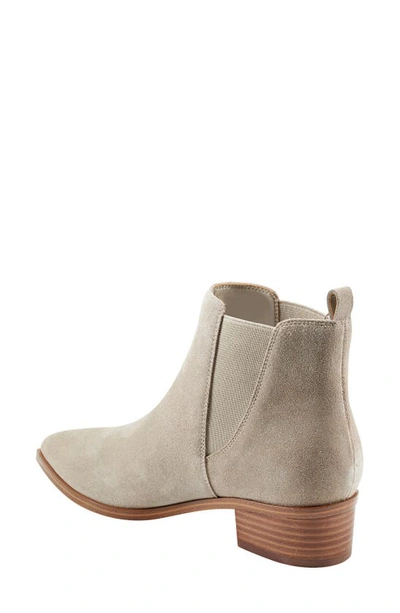 Shop Marc Fisher Ltd Yikalo Leather Chelsea Bootie In Light Natural