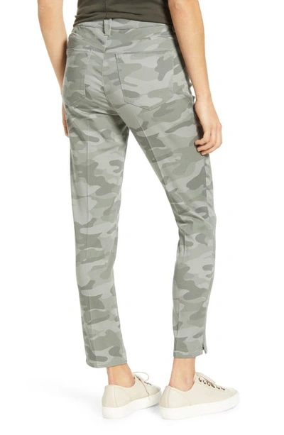 Shop Wit & Wisdom 'ab'solution High Waist Camo Ankle Pants In Stormy Sea