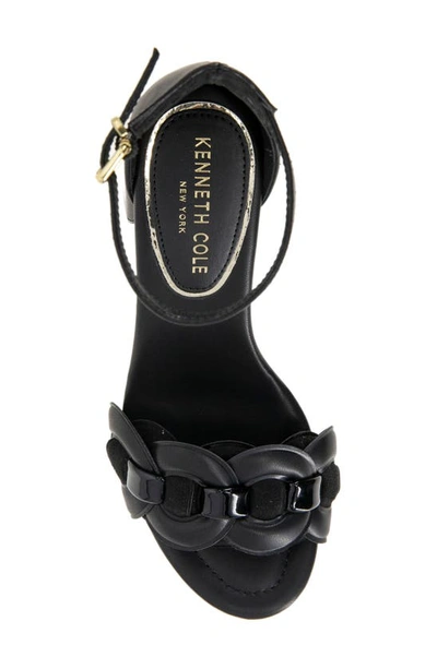 Shop Kenneth Cole Luisa Scalloped Strap Sandal In Black