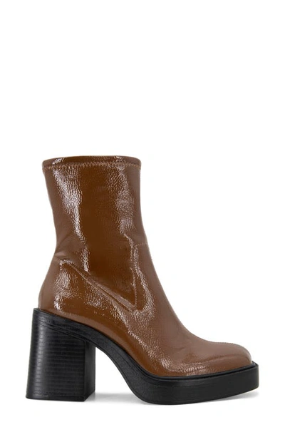 Shop Kenneth Cole New York Amber Boot In Chocolate