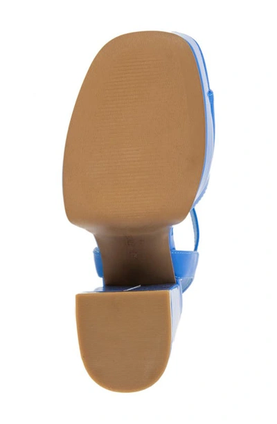 Kenneth Cole New York Women's Dolly Platform Sandals In Blue Patent