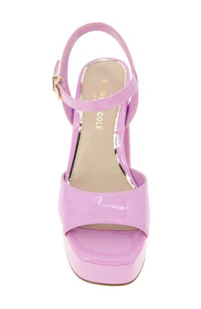 Shop Kenneth Cole New York Dolly Platform Sandal In Pink Patent