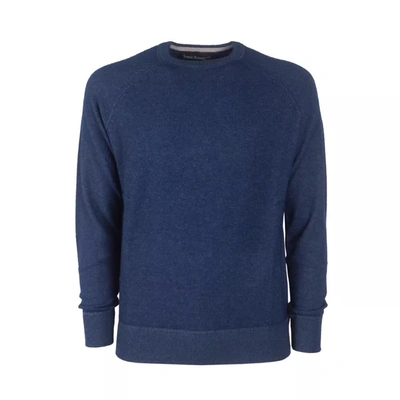 Shop Emilio Romanelli Light Blue Puro Cashmere Men's Sweater
