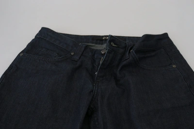 Shop Exte Dark Blue Low Waist Straight Fit Women Denim Women's Jeans