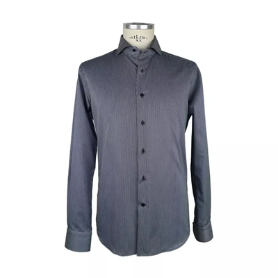 Shop Made In Italy Black Cotton Men's Shirt