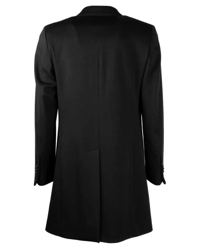 Shop Made In Italy Black Wool Vergine Men's Jacket