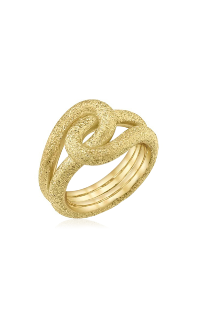 Shop Future Fortune 18k Yellow Gold Infinity Ring