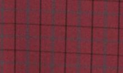Mizzen + Main City Trim Fit Stretch Flannel Button-down Shirt In Red