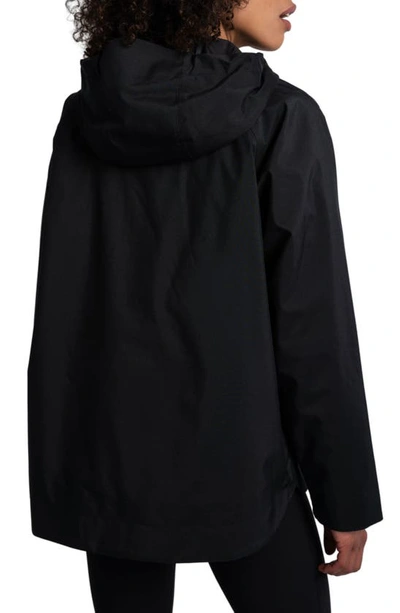 Lole Lachine Oversized Rain Jacket In Black Beauty