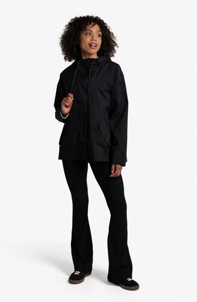 Lole Lachine Oversized Rain Jacket In Black Beauty