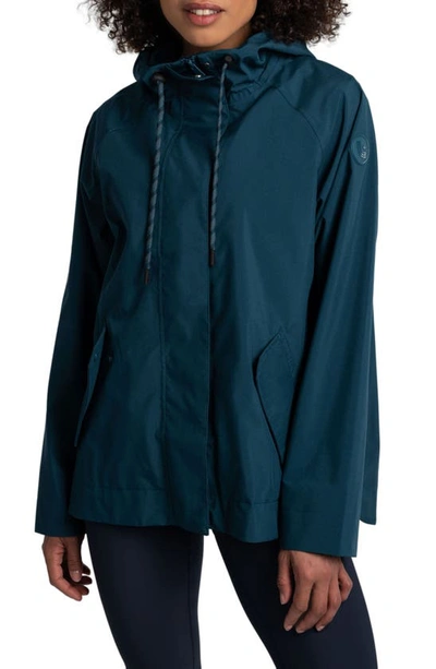 Shop Lole Lachine Waterproof Rain Jacket In Fjord Blue