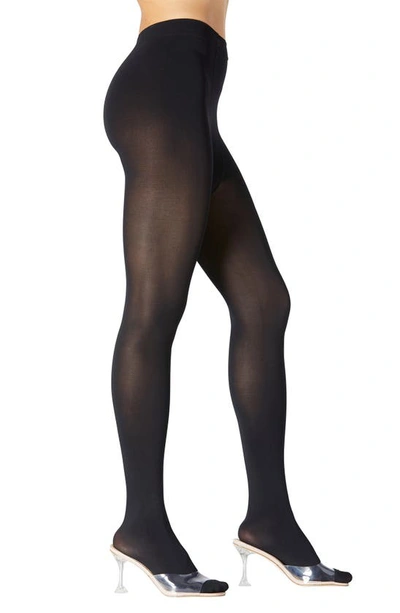 Shop Stems Premium Opaque Tights In Black