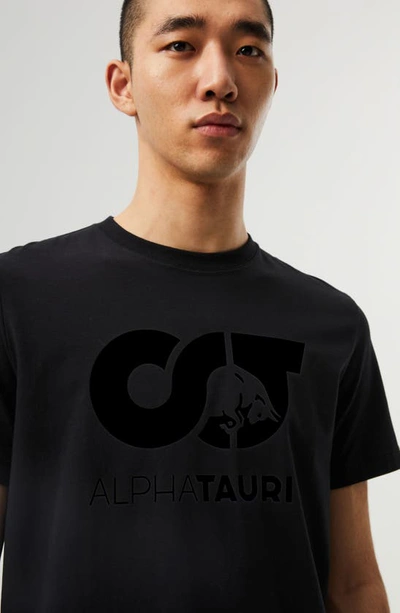 Shop Alphatauri Logo Graphic T-shirt In Black