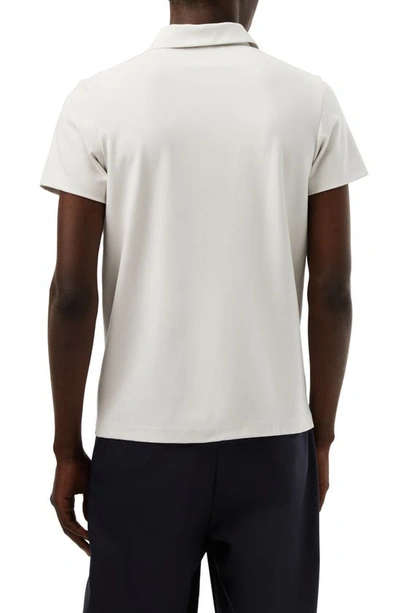 Shop Alphatauri Short Sleeve Polo Shirt In Pure White