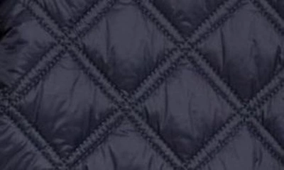 Shop Veronica Beard Fenton Quilted Reversible Jacket In Navy/ Loden