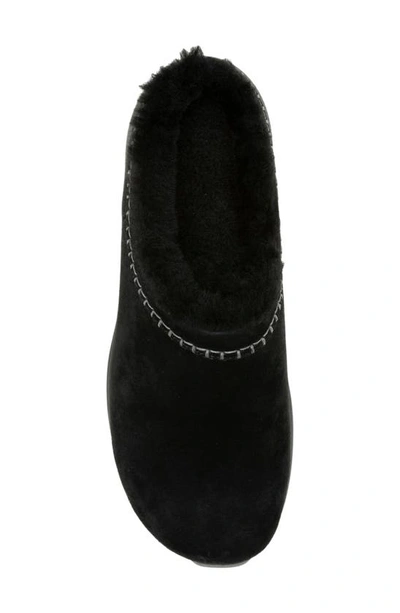 Shop Merrell Encore Ice 5 Water Resistant Genuine Shearling Slip-on Shoe In Black
