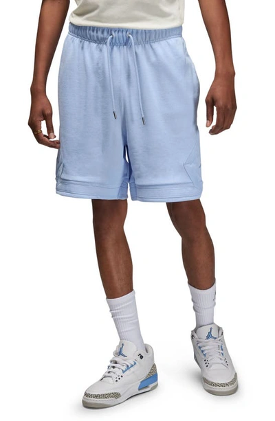 Jordan Flight Cotton Fleece Shorts In Royal Tint/ Royal Tint