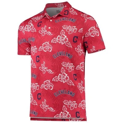 Shop Reyn Spooner White Cleveland Guardians Performance Polo In Red