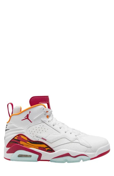 Shop Nike Jumpman 3-peat Sneaker In White/ Red/ Orange/ Black