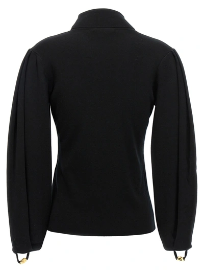 Shop Chloé Arms Slit Sweater Sweater, Cardigans Black