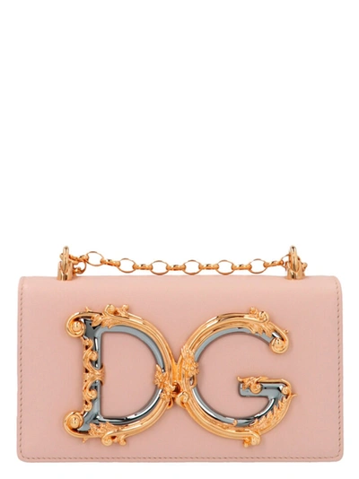 Shop Dolce & Gabbana Dg Girl Crossbody Bags Pink