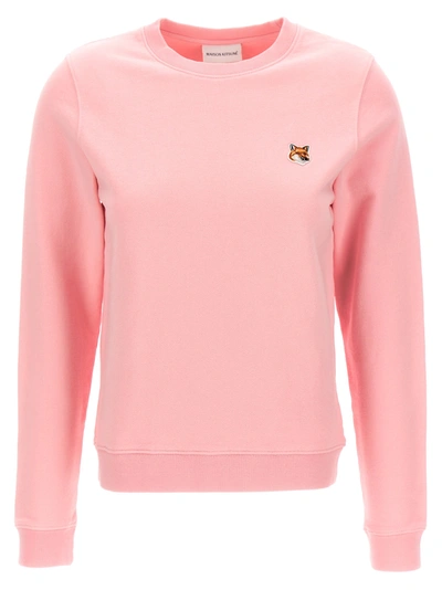 Shop Maison Kitsuné Fox Head Sweatshirt Pink