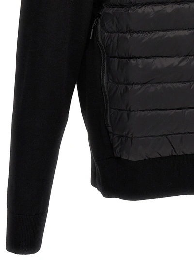 Shop Canada Goose Hybridge Knit Packable Sweater, Cardigans Black