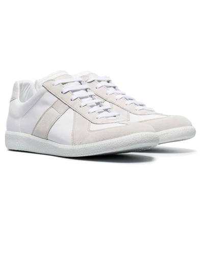 Shop Maison Margiela White Replica Sneakers In Bianco
