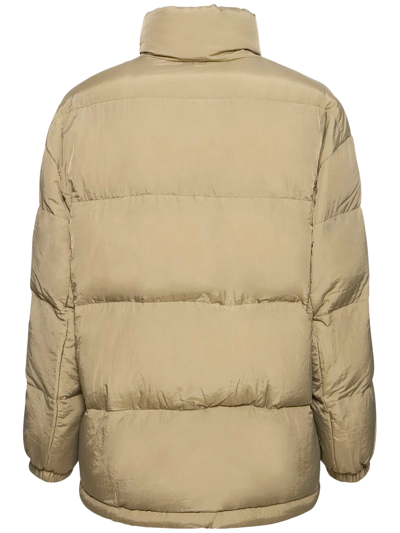 Shop Isabel Marant Khaki Dilyamo Quilted Padded Jacket In Beige